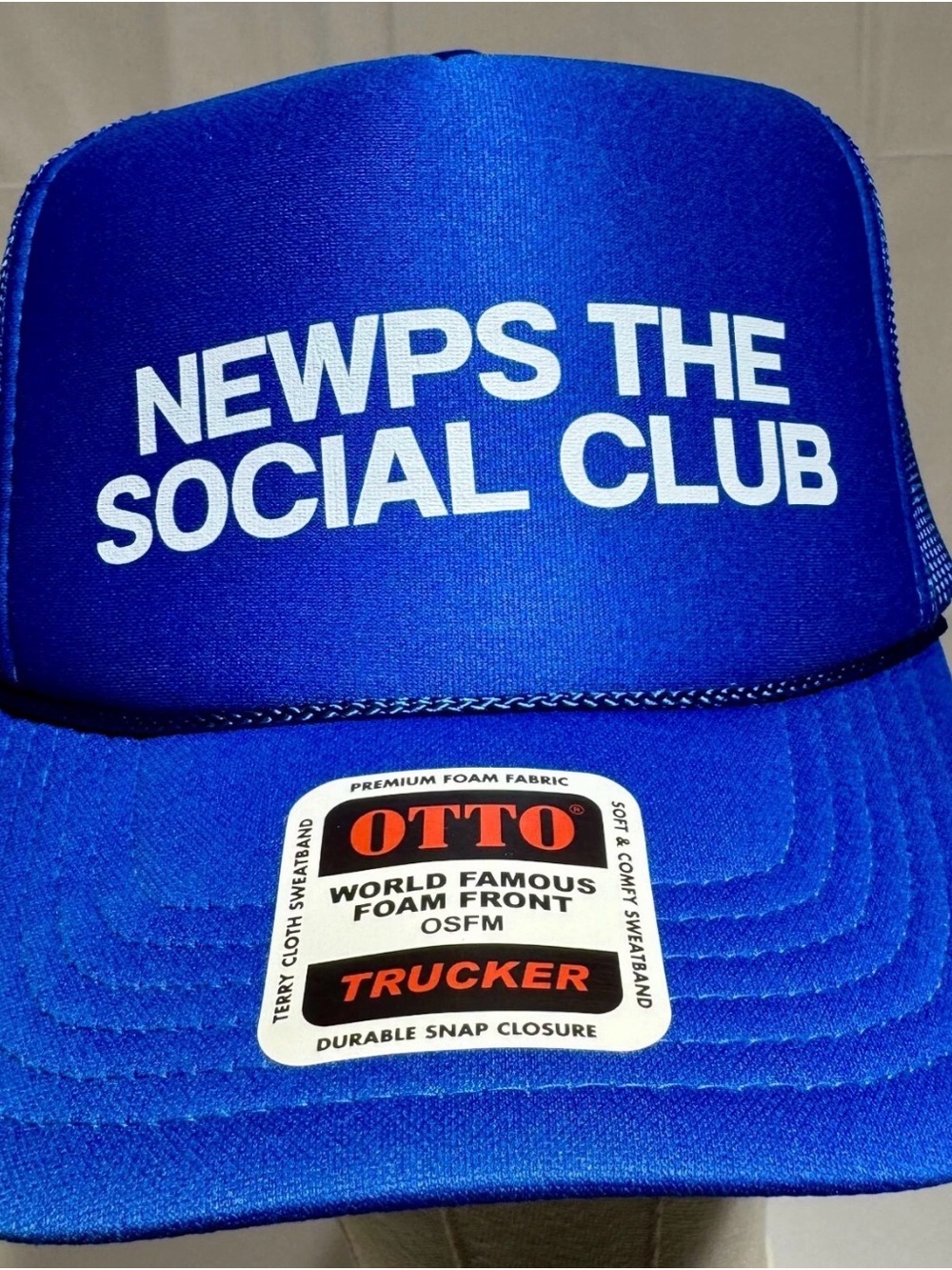 NEWPS The Social Club Adjustable Snapback Trucker Hat Cap - New